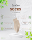 Baby Toddler Kids 0-8y Anti Odor Unisex Premium Summer Bamboo Socks Super Soft Crew 6 Pack